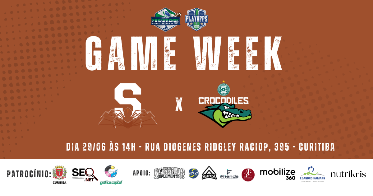 É TUDO OU NADA! Brown Spiders x Coritiba Crocodiles